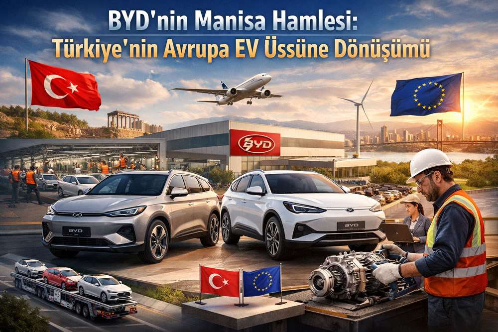 BYD nin Manisa Hamlesi Türkiye'nin Avrupa EV Üssüne Dönüşümü